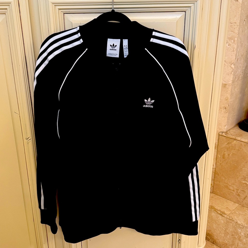 Adidas track jacket, Black 2XL